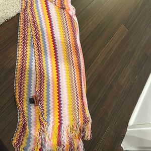 Missoni multi colored scarf